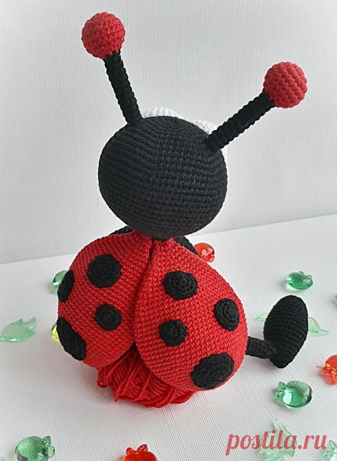 Игрушки животные, ручной работы. Заказать Вязаная игрушка. Вязаная Божья коровка!. Ива и игрушки!. Ярмарка Мастеров. Амигуруми