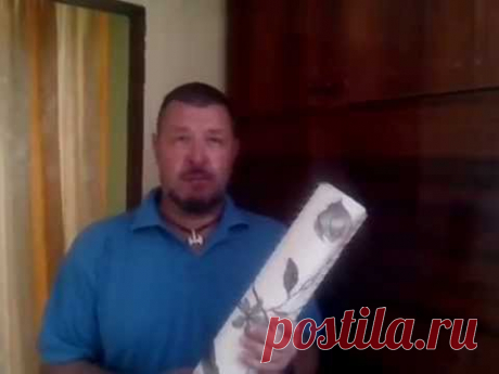 Декорирование шкафа обоями
