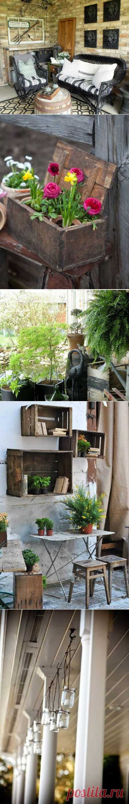 Оригинальные идеи для декора дачи