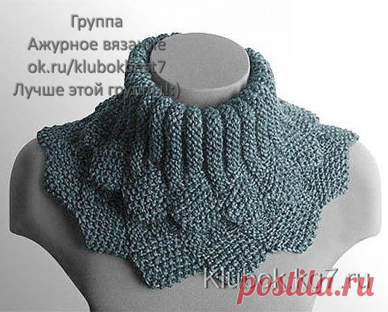 КАК ВЯЗАТЬ СПИЦАМИ КРАЙ ЗУБЧИКАМИ | Клубок