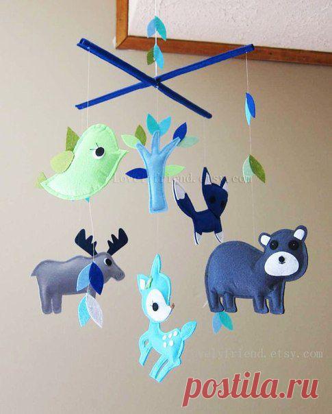 Мобиль из фетра шаблоны. Мобиль из фетра своими руками. | Домоводство для всей семьи