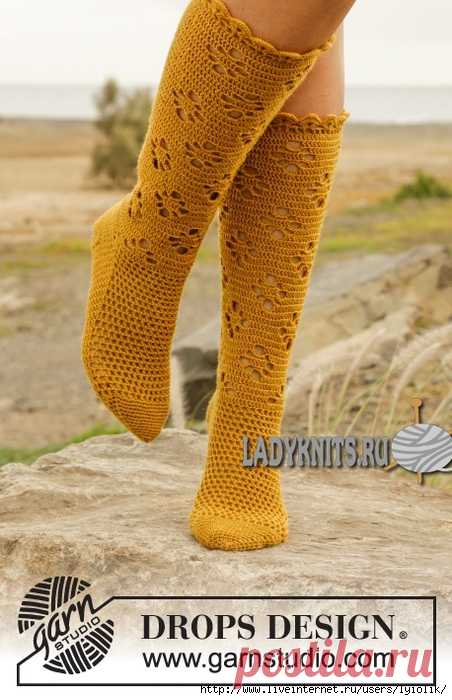 гольфы крючком от Дропс