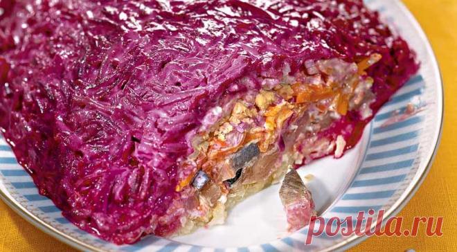 Селедка под шубой, пошаговый рецепт с фото