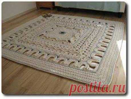 Irish crochet &: RUG...........КОВЕР