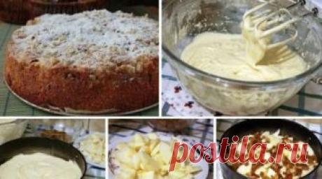 Обалденный яблочный пирог «Домашний». Пирог получается очень вкусный! - Кулинарный Гуру Продукты: Тесто: 1. сметана — 300 гр 2. яйцо куриное — 3...