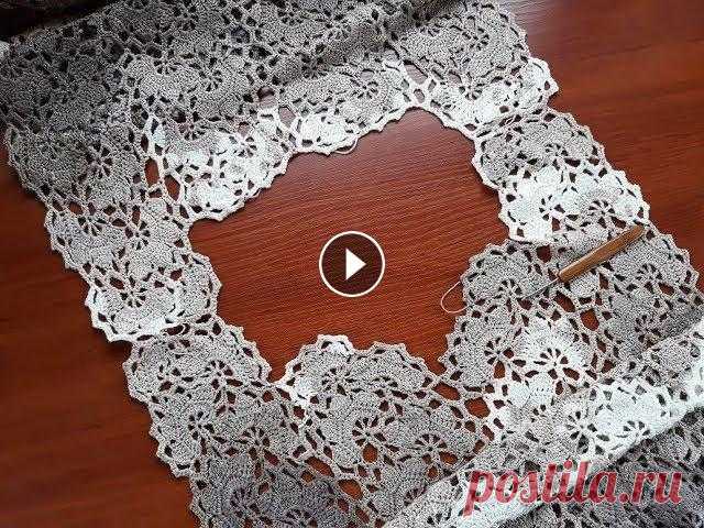 Платье (сарафан) крючком. Ленточное кружево. Часть 6. Перевяз горловины. Соединение по плечам. Я в соцсетях: Страна Мам ВКонтакте Группа "Вязание" в ВК Инстаграм "Денежный сундучок" для развития канала. Буду благодарна за люб...