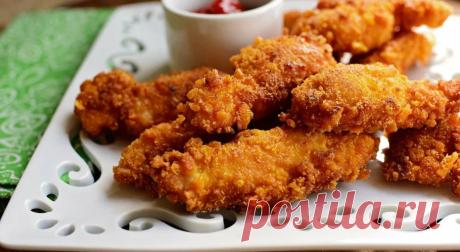 Куриные стрипсы в домашних условиях, вкуснее, чем в KFC &amp;raquo; Женский Мир