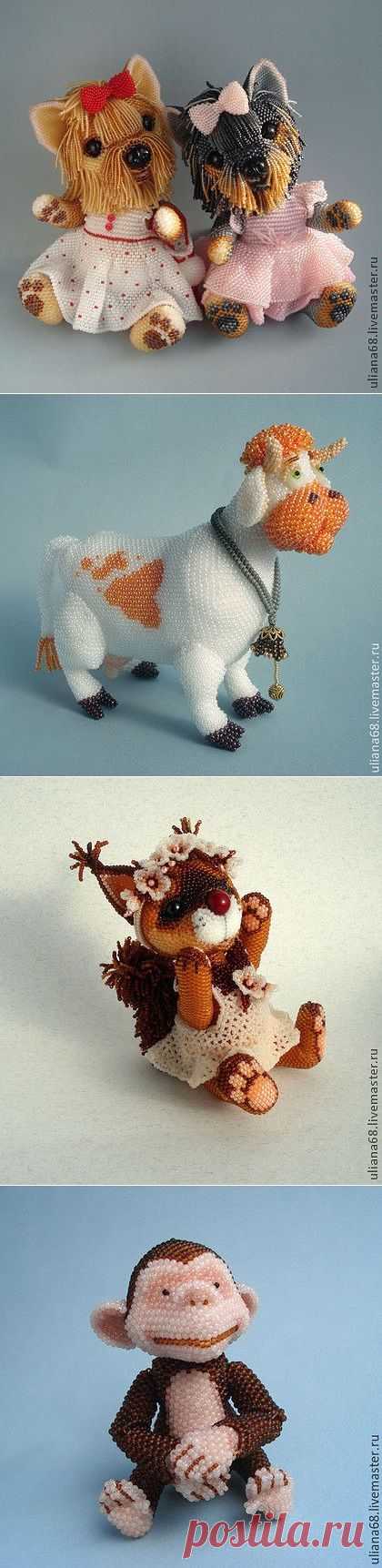 Игрушки из бисера. / Мир игрушки / Разнообразные игрушки ручной работы