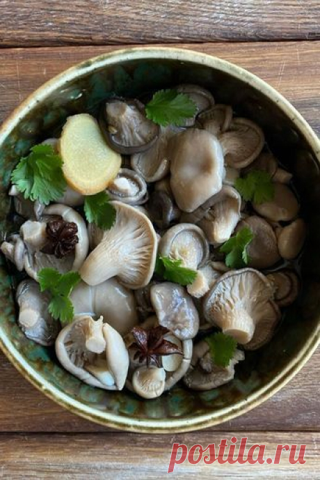 Очень вкусные вешенки в чесночном маринаде