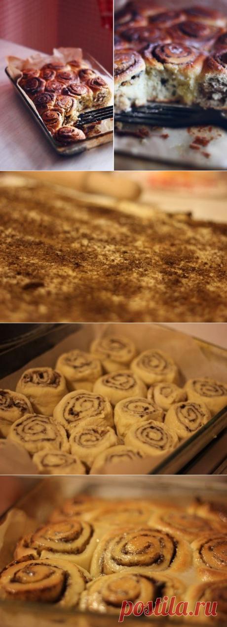 Как приготовить булочки синнабон с корицей - рецепт, ингридиенты и фотографии