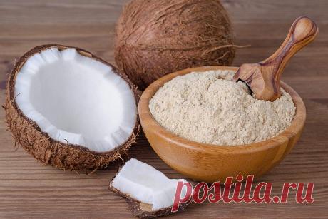Кокосовая мука – польза, свойства, калорийность, ГИ
