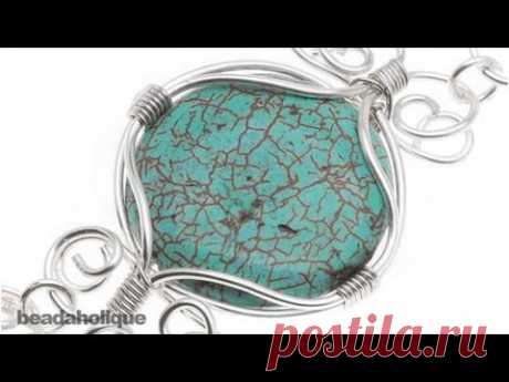 How to Make a Wire Wrapped Gemstone Bracelet Link