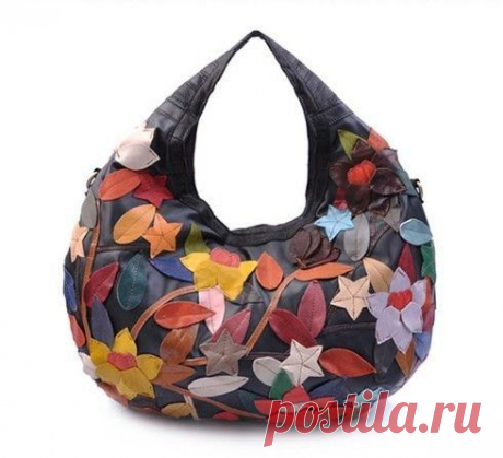 Сумки из кусочков кожи. Секреты