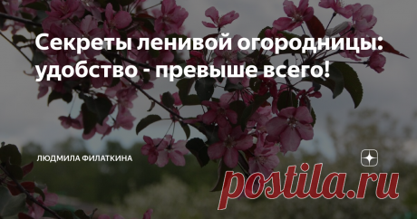 Секреты ленивой огородницы: удобство - превыше всего! В советские времена меня всегда удивляло, как яростно коммунальщики борются с горожанами. Человек спрямляет путь к остановке, и по газону устремляется наискосок к дороге, а тут ему: опаньки! - табличка "Проход запрещен!" или "По газону не ходить!"   Казалось бы, чего проще: протоптали торопыги тропинку, по обе стороны посей газон, а народную тропу выложи плиткой, и никакой тебе войны с