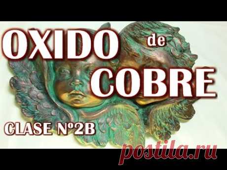 ANGELES IMITACIÓN DE COBRE Curso de pintura clase 2ºB - SECOND CLASS, &quot;B&quot; ANGELES COPPER IMITATION - YouTube