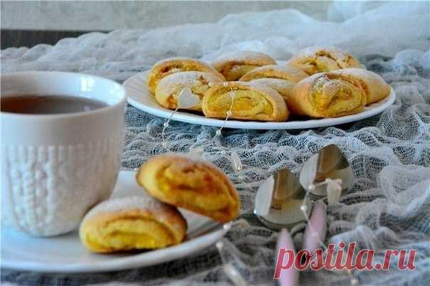 Печенье с апельсиновой начинкой