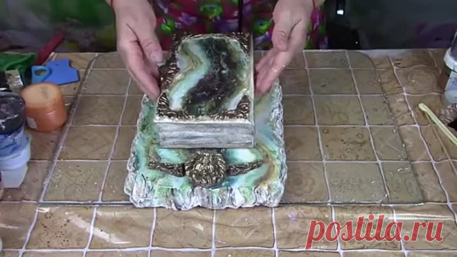 Ключница имитация камня ХоббиМаркет
