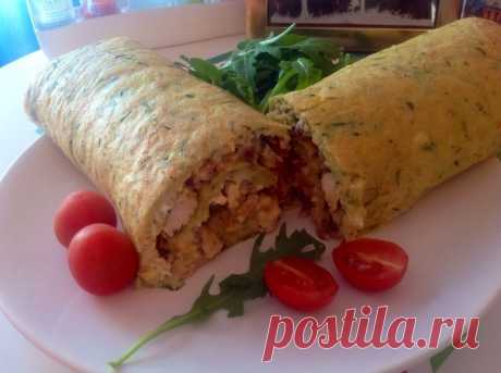 Рулет из кабачков с курицей и грибами - пошаговый рецепт с фото - как приготовить, ингредиенты, состав, время приготовления - Леди Mail.Ru