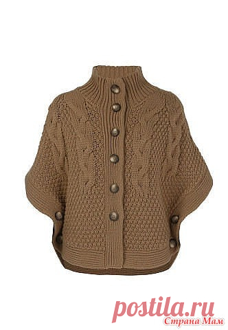 Это пончо!? Хочу его спицами!!! Доброго времени всем! Может кто видел такое? А может онлайн есть? Поиск по картинке ничего не дал. Нашла вот нечто похожее  и детское и оно же А может оно так вяжется...