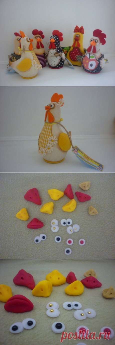 Курочки, подарочно-сувенирные. Выкройка.