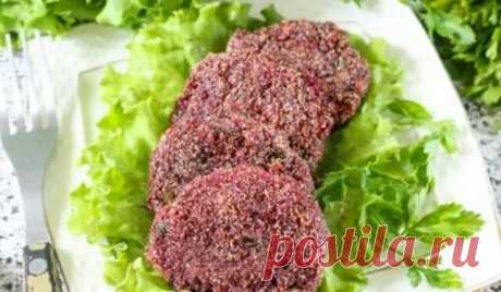 Вкусные постные свекольные котлеты: пошаговый рецепт приготовления Приятного аппетита!