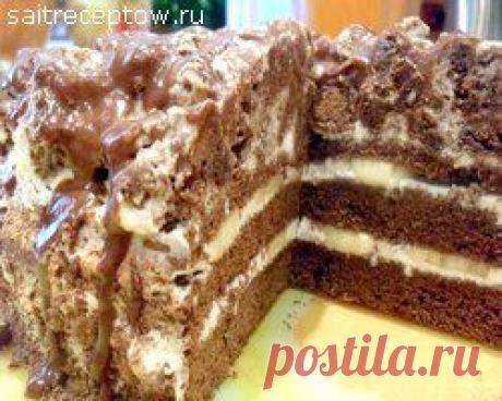 Шоколадный банановый торт | Сайт рецептов