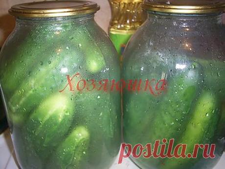 Огурцы для ленивых, а так же для тех, у кого они &quot;взрываются&quot;.