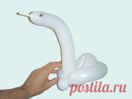 Делаем шарики с FewDoIt: Как Сделать Лебедя Из Воздушного Шарика | Фигурки Из Шариков | Лебедь Из Шарика