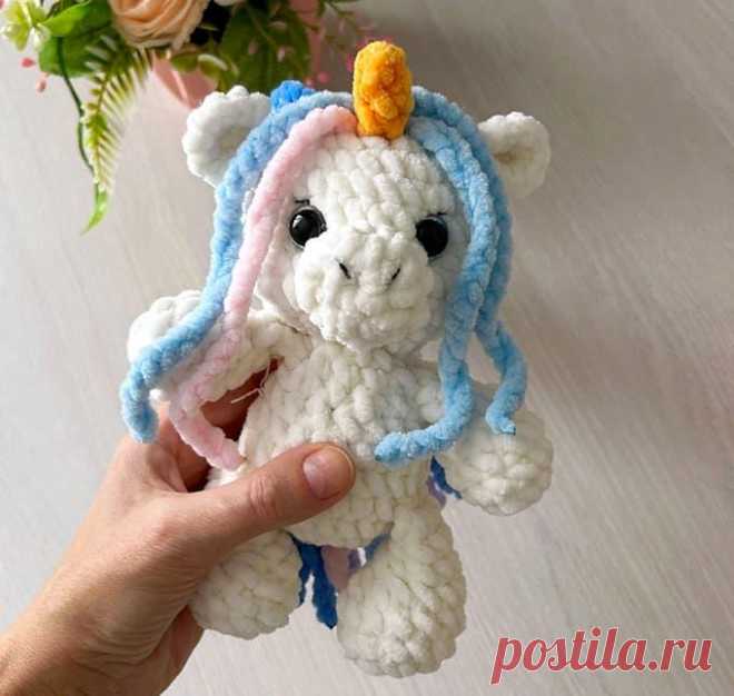 Единорожка Маргошка крючком. Амигуруми схемы и описания. Автор: Елена Харитонова | IRINELY.ART