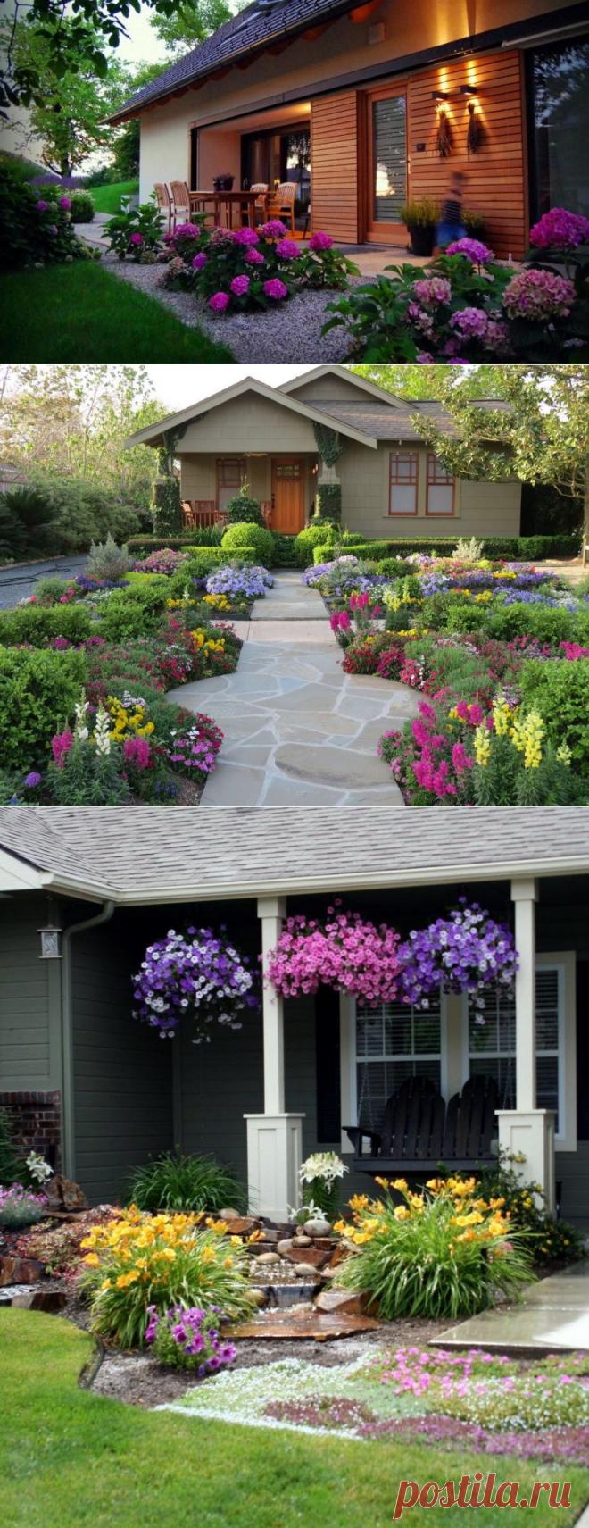 Квітники на дачі. 50 фото райських куточків! | Ідеї декору