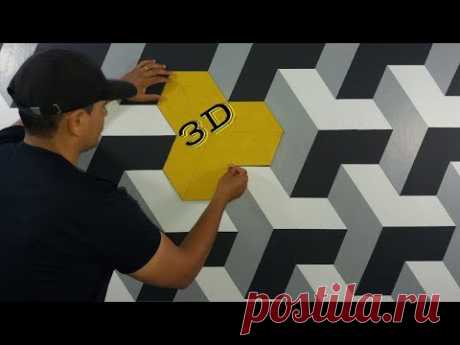 Como Fazer Pintura Efeito 3D, Passo a passo