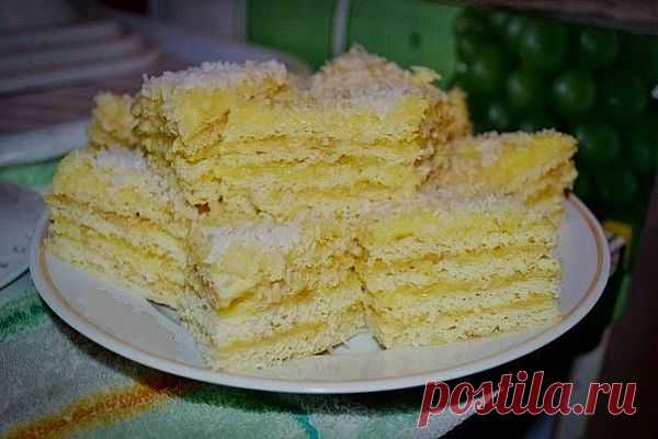 Лучшие кулинарные рецепты: Торт Рафаэлло. Мягкий и очень вкусный.