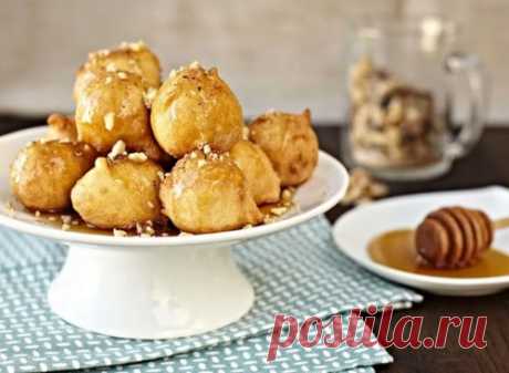 Греческие пончики лукумадес – как приготовить