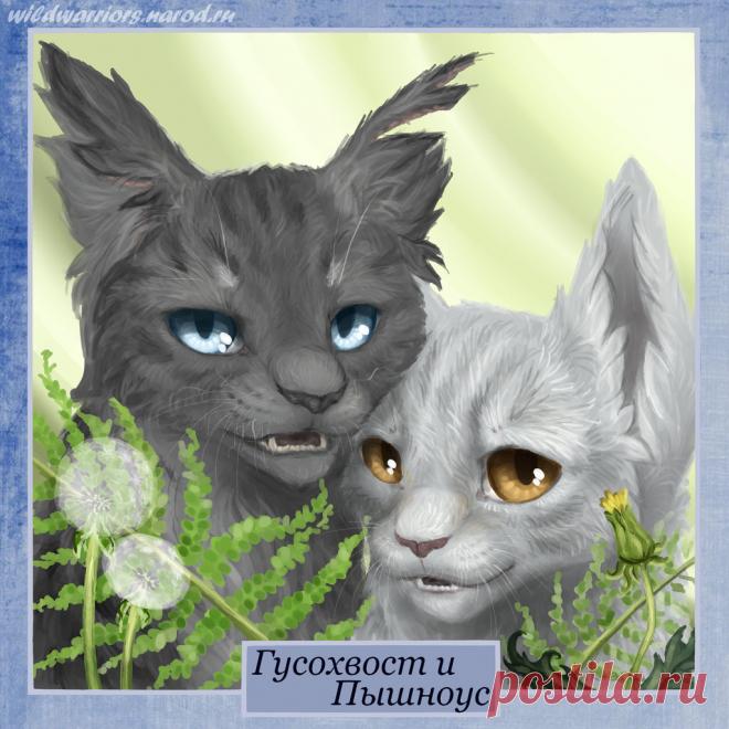 Goosefeather and Featherwhisker. Warriors by Romashik-arts on DeviantArt