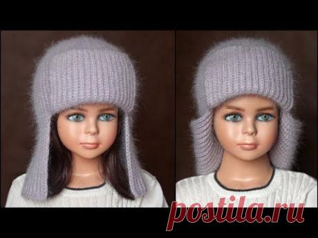 Лучший мастер-класс! ШАПКА-УШАНКА КРЮЧКОМ! Вязание крючком для начинающих