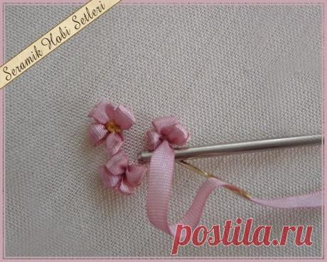 Учимся вышивать лентами: пошагово, доступно и красиво