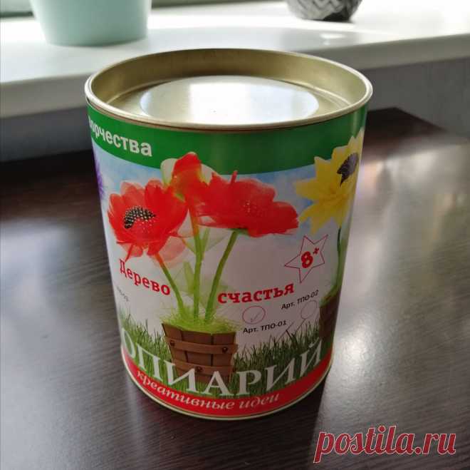 Топиарий из органзы Пламенные маки - мой первый опыт создания своими руками
