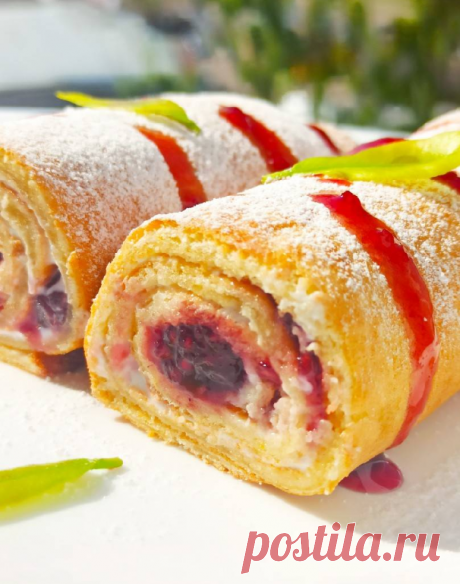 Нежный рулет - 30 мин
4 яйца
100 гр сахара
1 столовая ложка муки
1 столовая ложка кукурузного крахмала
1/2 чайной ложки разрыхлителя
Ванилин
Щепотка соли
Доя начинки:
Пачка мягкого творога
Малиновое варенье