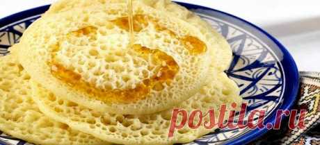 Ажурные «Марокканские блинчики» на завтрак. Без яиц и молока | Самые вкусные кулинарные рецепты
