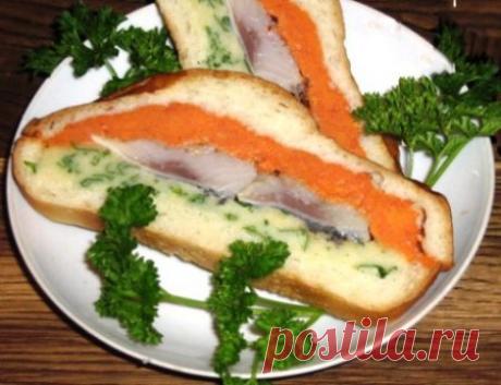 Закуска из батона с сельдью - Простые рецепты Овкусе.ру