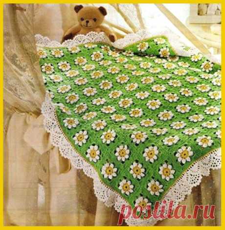 Ромашковый плед