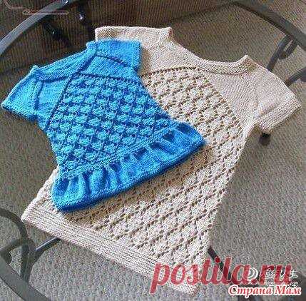 Кофточка с ажурными ромбами - Вязание - Страна Мам