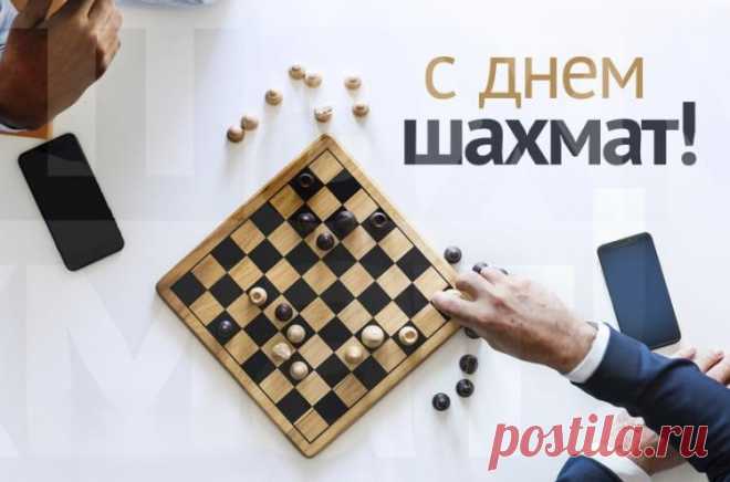 Всех заядлых шахматистов
Поздравляю от души,
Партии пусть будут в радость
И ходы все — хороши.