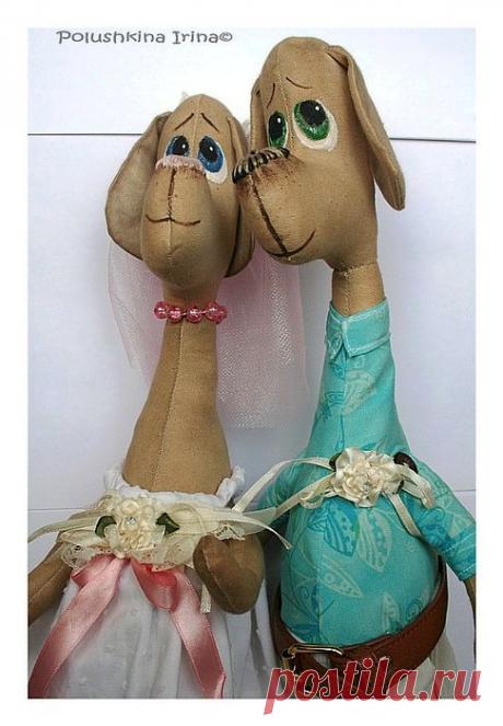 Свадебная пара песиков ..