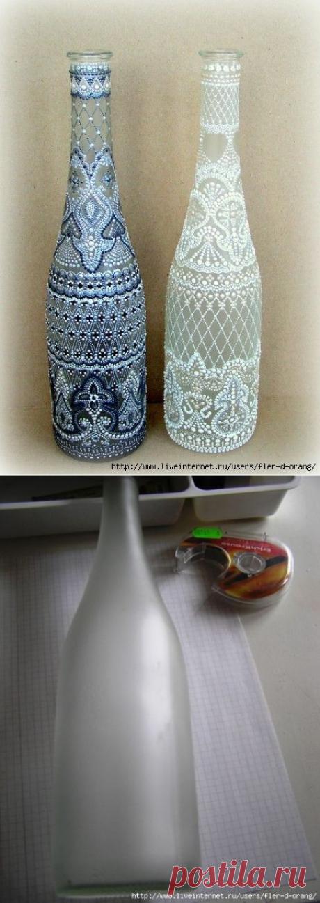 Роспись по стеклу в марокканском стиле