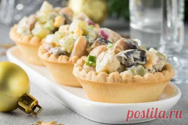 15 лучших рецептов тарталеток с курицей и грибами