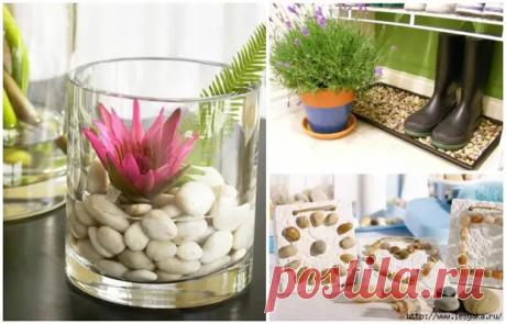 15 идей декора из натуральных камней, которые можно сделать своими руками!