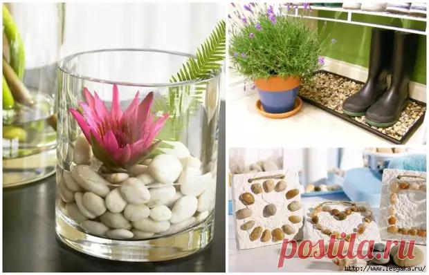 15 идей декора из натуральных камней, которые можно сделать своими руками!