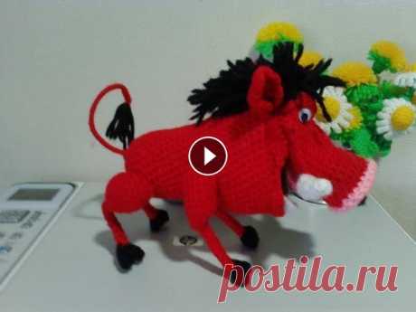 Кабан Пумба из &quot;Король лев&quot;, ч.4.  Boar Pumbaa from the &quot;Lion King&quot;, р.4. Поблагодарить меня за работу можно по ссылке To thank me for the work, you can link to...