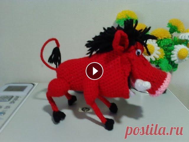 Кабан Пумба из "Король лев", ч.4.  Boar Pumbaa from the "Lion King", р.4. Поблагодарить меня за работу можно по ссылке To thank me for the work, you can link to...
